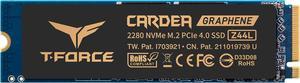 Team Group T-FORCE CARDEA Z44L M.2 2280 250GB PCIe Gen4 x4, NVMe 1.4 Internal Solid State Drive (SSD) TM8FPL250G0C127