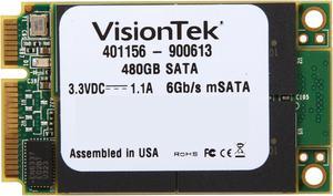 VisionTek 900613 mSATA 480GB SATA III Internal Solid State Drive (SSD)