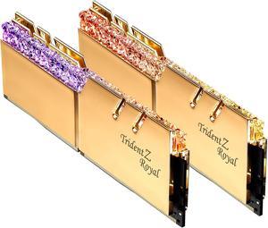 G.SKILL Trident Z Royal Series 32GB (2 x 16GB) 288-Pin PC RAM DDR4 4000 (PC4 32000) Desktop Memory Model F4-4000C17D-32GTRGB