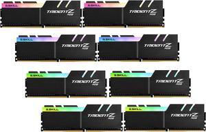G.SKILL TridentZ RGB Series 256GB (8 x 32GB) DDR4 3600 (PC4 28800) Desktop Memory Model F4-3600C16Q2-256GTZR