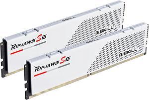 G.SKILL Ripjaws S5 Series 32GB (2 x 16GB) 288-Pin PC RAM DDR5 6000 (PC5 48000) Desktop Memory Model F5-6000J3238F16GX2-RS5W