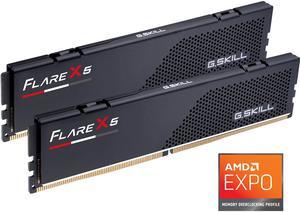 G.SKILL Flare X5 series AMD EXPO 32GB (2 x 16GB) 288-Pin PC RAM DDR5 5600 (PC5 44800) desktop memory Model F5-5600J3036D16GX2-FX5