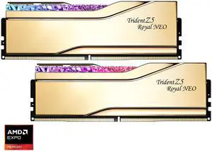 G.SKILL Trident Z5 Royal Series 32GB (2 x 16GB) 288-Pin PC RAM DDR5 6400 (PC5 51200) Desktop Memory Model F5-6400J3039G16GX2-TR5NG G.SKILL Trident Z5 Royal Series 32GB (2 x 16GB) 288-Pin PC RAM DDR5 6400 (PC5 51200) Desktop Memory Model F5-6400J3039G16GX2-TR5NG