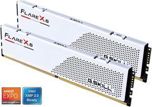 G.SKILL Flare X5 64GB (2 x 32GB) 288-Pin PC RAM DDR5 6000 (PC5 48000) Desktop Memory Model F5-6000J3636F32GX2-FX5W