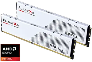 G.SKILL Flare X5 32GB (2 x 16GB) 288-Pin PC RAM DDR5 6000 (PC5 48000) Desktop Memory Model F5-6000J2836G16GX2-FX5W G.SKILL Flare X5 32GB (2 x 16GB) 288-Pin PC RAM DDR5 6000 (PC5 48000) Desktop Memory Model F5-6000J2836G16GX2-FX5W