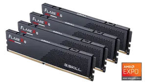 G.SKILL Flare X5 256GB (4 x 64GB) 288-Pin PC RAM DDR5 6000 (PC5 48000) Desktop Memory Model F5-6000J3644D64GX4-FX5