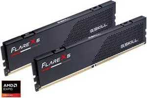 G.SKILL Flare X5 32GB (2 x 16GB) 288-Pin PC RAM DDR5 6000 (PC5 48000) Desktop Memory Model F5-6000J3038F16GH2-FX5 G.SKILL Flare X5 32GB (2 x 16GB) 288-Pin PC RAM DDR5 6000 (PC5 48000) Desktop Memory Model F5-6000J3038F16GH2-FX5