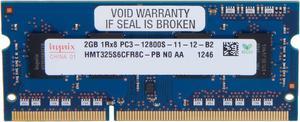 Hynix 2GB 204-Pin DDR3 SO-DIMM DDR3 1600 (PC3 12800) Laptop Memory Model HMT325S6CFR8C-PB