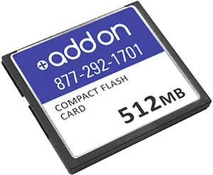 AddOn - Network Upgrades AOCISCO/512CF 512 MB CompactFlash (CF) Card - 1 Card
