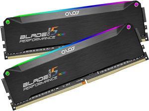 OLOy Blade RGB (OLOY) 32GB (2 x 16GB) 288-Pin PC RAM DDR5 6400 (PC5 51200) Desktop Memory Model ND5U1664321BRKDA