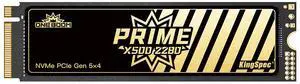 KingSpec OneBoom X500 1TB M.2 2280 PCIe 5.0 NVMe SSD Up to 14000MB/s Read, 13000MB/s Write TLC NAND with DRAM Cache, PS5 Ready, for Gamers, Video Editors, 3D Designers & Heavy-Duty Workstations KingSpec OneBoom X500 1TB M.2 2280 PCIe 5.0 NVMe SSD Up to 14000MB/s Read, 13000MB/s Write TLC NAND with DRAM Cache, PS5 Ready, for Gamers, Video Editors, 3D Designers & Heavy-Duty Workstations