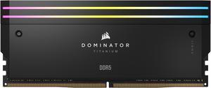 CORSAIR DOMINATOR TITANIUM 48GB (2 x 24GB) DDR5 7200 (PC5 57600) Desktop Memory Model CMP48GX5M2X7200C36