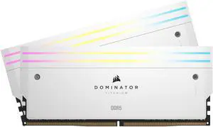 CORSAIR Dominator Titanium 32GB (2 x 16GB) DDR5 6000 (PC5 48000) Desktop Memory Model CMP32GX5M2B6000C30W