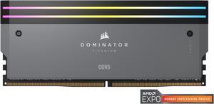 CORSAIR DOMINATOR TITANIUM AMD EXPO 64GB (2 x 32GB) DDR5 6000 (PC5 48000) Desktop Memory Model CMP64GX5M2B6000Z30