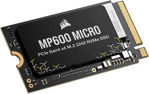 Corsair MP600 MICRO M.2 2242 key M, single sided 1TB PCIe Gen 4.0 x4 CSSD-F1000GBMP600MCR