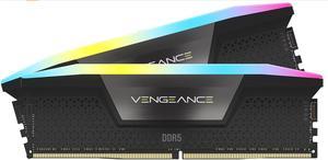 CORSAIR Vengeance RGB 32GB (2 x 16GB) 288-Pin PC RAM DDR5 6000 (PC5 48000) Desktop Memory Model CMH32GX5M2Y6000C30