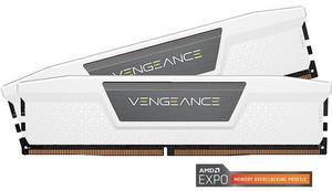 CORSAIR Vengeance 64GB (2 x 32GB) 288-Pin PC RAM DDR5 6000 (PC5 48000) Desktop Memory Model CMK64GX5M2B6000Z30W CORSAIR Vengeance 64GB (2 x 32GB) 288-Pin PC RAM DDR5 6000 (PC5 48000) Desktop Memory Model CMK64GX5M2B6000Z30W