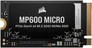 Corsair MP600 MICRO M.2 2242 key M, single sided 1TB PCIe Gen 4.0 x4 3D NAND TLC CSSD-F1000GBMP600MCR2
