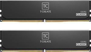 Team TCREATE CLASSIC 32GB 2 x 16GB 288Pin PC RAM DDR5 5600 PC5 44800 Desktop Memory Model CTCCD532G5600HC46DC01