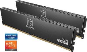 Team T-CREATE CLASSIC 32GB (2 x 16GB) DDR5 6000 (PC5 48000) Desktop Memory Model CTCCD532G6000HC48DC01
