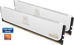 Team Group T-CREATE EXPERT 32GB (2 x 16GB) 288-Pin PC RAM DDR5 6400 (PC5 51200) Desktop Memory Model CTCWD532G6400HC32ADC01