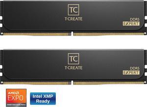 Team Group T-CREATE EXPERT 32GB (2 x 16GB) 288-Pin PC RAM DDR5 6400 (PC5 51200) Desktop Memory Model CTCED532G6400HC32ADC01