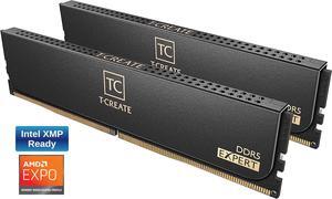 Team Group T-CREATE EXPERT 48GB (2 x 24GB) 288-Pin PC RAM DDR5 7200 (PC5 57600) Desktop Memory Model CTCED548G7200HC34ADC01