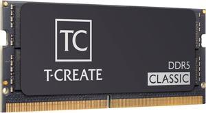 Team T-CREATE CLASSIC 32GB 262-Pin DDR5 SO-DIMM DDR5 5600 (PC5 44800) Laptop Memory Model CTCCD532G5600HC46A-S01