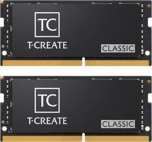 Team T-Create DDR4 32GB (2 x 16GB) 260 Pin Non-ECC Unbuffered DIMM Laptop Memory Model TTCBD432G3200HC22DC-S01