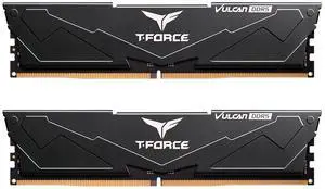 Team T-Force Vulcan 32GB (2 x 16GB) DDR5 6000 (PC5 48000) Desktop Memory Model FLBD532G6000HC30DC01