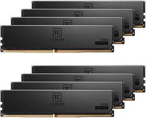 Team T-Create Master 192GB (8 x 24GB) ECC Registered DDR5 6000 (PC5 48000) Server Memory Model MASTER DDR5 WORKSTATION MEMORY BLACK