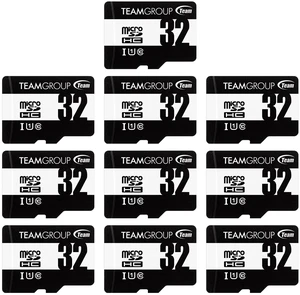 Team 32GB microSDHC Memory Card with Adapter Model TUSDH32GCL10U78 Team 32GB microSDHC Memory Card with Adapter Model TUSDH32GCL10U78