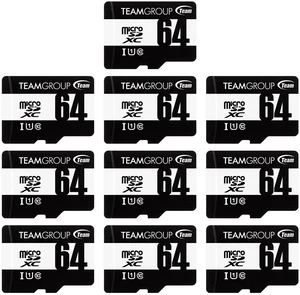 Team 64GB microSDXC Memory Card with Adapter Model TUSDX64GCL10U78 Team 64GB microSDXC Memory Card with Adapter Model TUSDX64GCL10U78