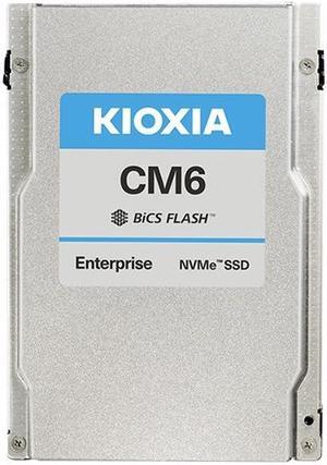 KIOXIA CM6-R Series KCM6XRUL3T84 2.5" 3.84TB PCI-Express 4.0 x4, NVMe 1.4 3D TLC Enterprise Solid State Drive
