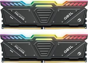 GeIL Polaris RGB SYNC 32GB (2 x 16GB) 288-Pin PC RAM DDR5 6000 (PC5 48000) Desktop Memory Model GAOSG532GB6000C36ADC