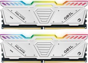 GeIL Polaris RGB SYNC 32GB (2 x 16GB) 288-Pin PC RAM DDR5 5600 (PC5 44800) Desktop Memory Model GAOSW532GB5600C38ADC