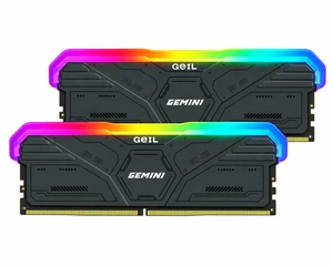 GeIL Gemini 32GB (2 x 16GB) 288-Pin PC RAM DDR5 6800 (PC5 54400) Desktop Memory Model GAMSG532GB6000C42ADC GeIL Gemini 32GB (2 x 16GB) 288-Pin PC RAM DDR5 6800 (PC5 54400) Desktop Memory Model GAMSG532GB6000C42ADC