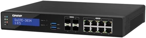 QNAP Desktop 12 Port uCPE QuCPE-3034-C3758R-16G-US Intel Atom C3758R 8C 2.4GHz, 16GB DDR4 RAM, 2 x M.2 2280 NVMe slots, 4*10GbE SFP+, 8*2.5GbE Ports QNAP Desktop 12 Port uCPE QuCPE-3034-C3758R-16G-US Intel Atom C3758R 8C 2.4GHz, 16GB DDR4 RAM, 2 x M.2 2280 NVMe slots, 4*10GbE SFP+, 8*2.5GbE Ports