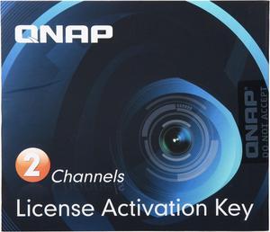 QNAP LIC-CAM-NAS-2CH 2 Camera License Activation Key for Surveillance Station Pro for QNAP NAS