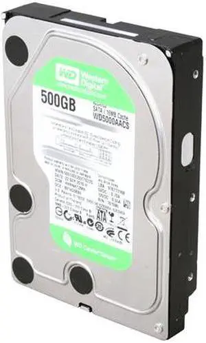 Western Digital Caviar GP WD5000AACS 500GB 5400 to 7200 RPM 16MB Cache SATA 3.0Gb/s 3.5" Internal Hard Drive Bare Drive Western Digital Caviar GP WD5000AACS 500GB 5400 to 7200 RPM 16MB Cache SATA 3.0Gb/s 3.5" Internal Hard Drive Bare Drive