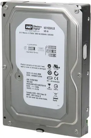 WD AV WD1600AVJB 160GB 7200 RPM 8MB Cache IDE Ultra ATA100 / ATA-6 3.5" Internal Hard Drive Bare Drive WD AV WD1600AVJB 160GB 7200 RPM 8MB Cache IDE Ultra ATA100 / ATA-6 3.5" Internal Hard Drive Bare Drive