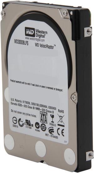 2.5’’  300GB VelociRaptor WD3000BLFS  10000 RPM 16MB Cache 2.5" SATA 3.0Gb/s Internal Enterprise Hard Drive -Bare Drive