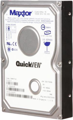 Maxtor 4R160L0 160GB IDE Ultra ATA133 / ATA-7 3.5" Internal Hard Drive Bare Drive