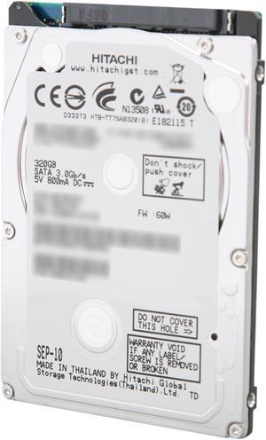 HGST 0A78743 320GB 7200 RPM 16MB Cache SATA 3.0Gb/s 2.5" Internal Notebook Hard Drive Bare Drive