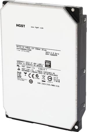 HGST Ultrastar He8 HUH728060ALE600 (0F23269) 6TB 7200 RPM 128MB Cache SATA 6.0Gb/s 3.5" Helium Platform Enterprise Hard Disk Drives Bare Drive
