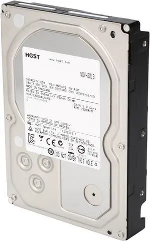 HGST Ultrastar 7K3000 HUA723020ALA640 (0F12455) 2TB 7200 RPM 64MB Cache SATA 3.0Gb/s 3.5" Enterprise Hard Drive Bare Drive HGST Ultrastar 7K3000 HUA723020ALA640 (0F12455) 2TB 7200 RPM 64MB Cache SATA 3.0Gb/s 3.5" Enterprise Hard Drive Bare Drive