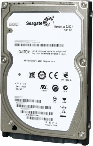 Seagate Momentus 7200.4 ST9500420AS 500GB 7200 RPM 16MB Cache SATA 3.0Gb/s 2.5" Internal Notebook Hard Drive Bare Drive