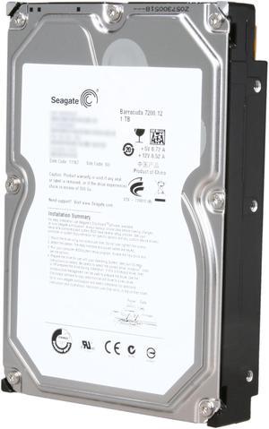 Seagate BarraCuda 7200.12 ST31000528AS 1TB 7200 RPM 32MB Cache SATA 3.0Gb/s 3.5" Internal Hard Drive Bare Drive
