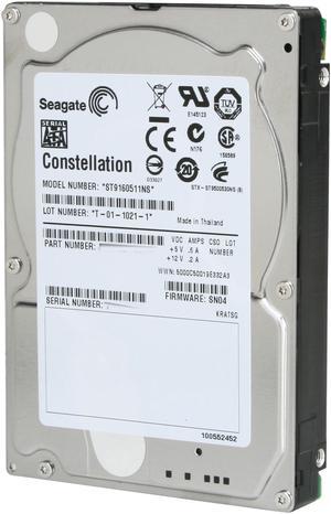 Seagate Constellation ST9160511NS 160GB 7200 RPM 32MB Cache SATA 3.0Gb/s 2.5" Internal Hard Drive Bare Drive