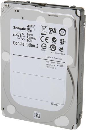 Seagate Constellation.2 ST9500620SS 500GB 7200 RPM 64MB Cache SAS 6Gb/s 2.5" Internal Enterprise-class Hard Drive Bare Drive